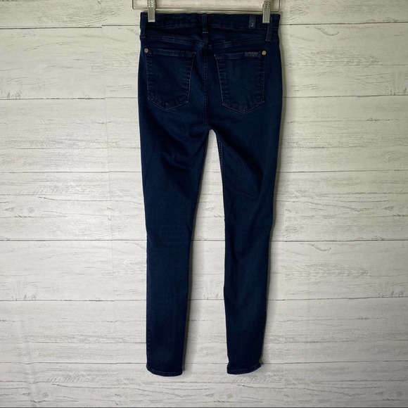7 for all mankind mid rise skinny ankle jeans - Picture 6 of 6